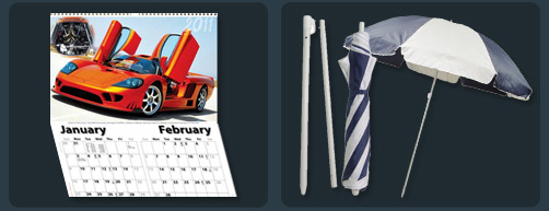 Promotional Merchandise Brisbane - Calender, Umbrella